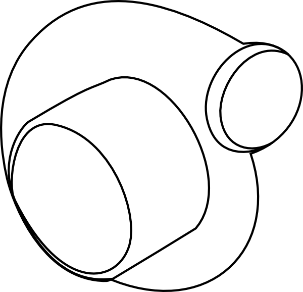 Free Vector Turbo Compressor Clip Art - Turbo Clip Art Png (600x578)