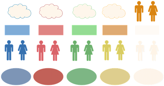 Moderation Wall, Presenter, Moderation - Stereotyping Labelling And Prejudice (619x340)