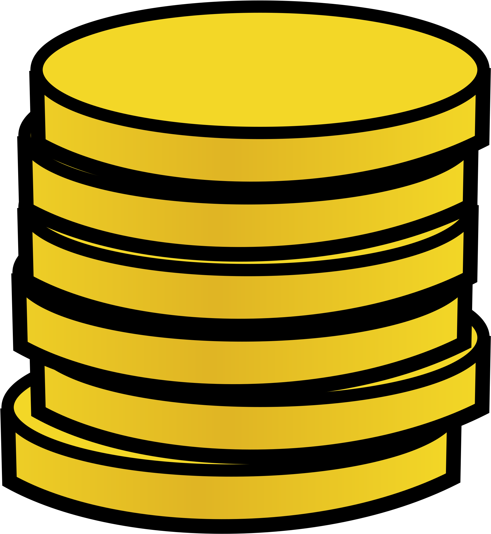 Gold Coin Clipart Clipart Panda Free Clipart Images - Coins Clip Art (2182x2400)