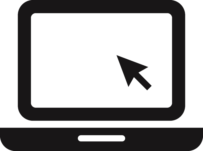 Black And White Laptop Icon Image - Laptop Icon Jpg (845x628)