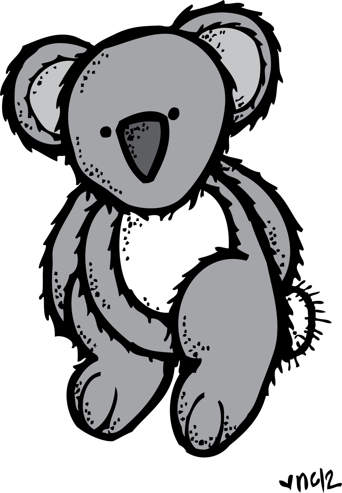 Zebra Clipart Melonheadz - Melonheadz Koala (1110x1600)