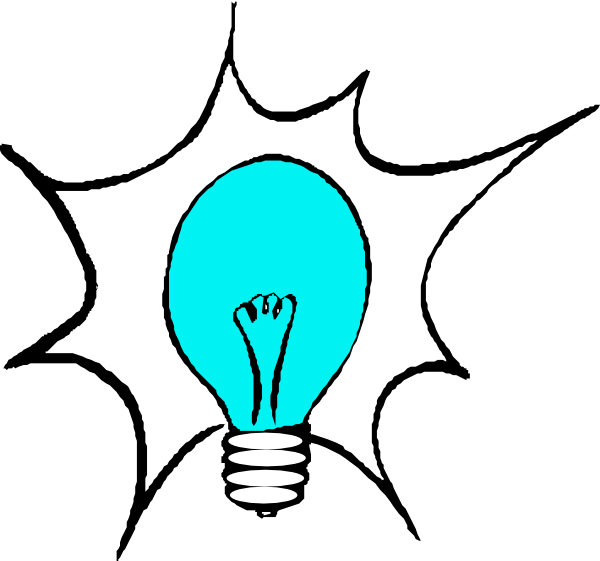 Thinking Light Bulb Png (600x561)