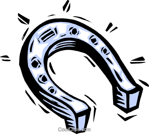 Ferro Di Cavallo Immagini Grafiche Vettoriali Clipart - Lucky Horseshoe (480x434)