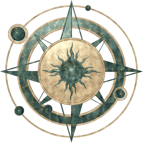 “artificiale” - Fantasy (celtic) Compass Design Tote Bag (482x482)