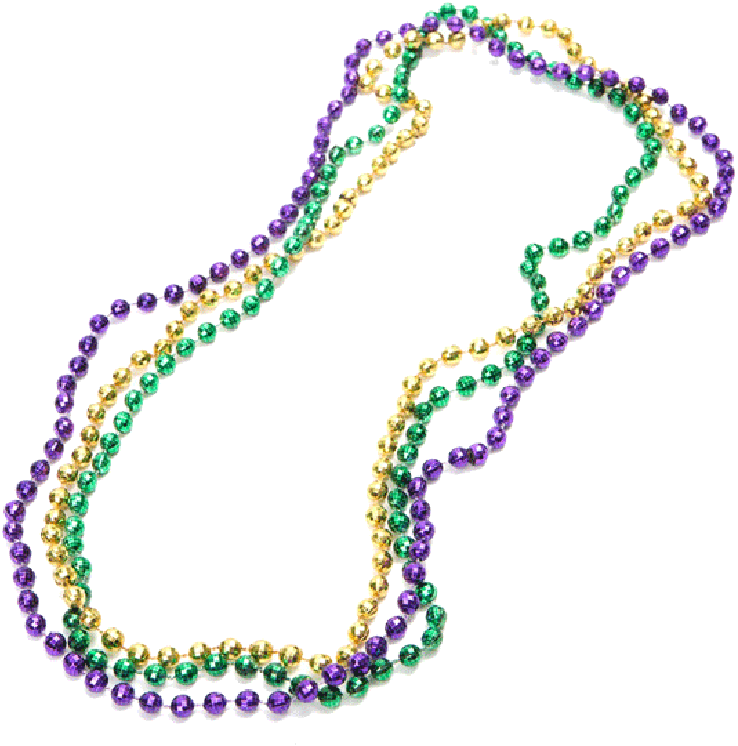Mardi Gras Mask Png Download - Mardi Gras Beads Transparent (1200x1200)