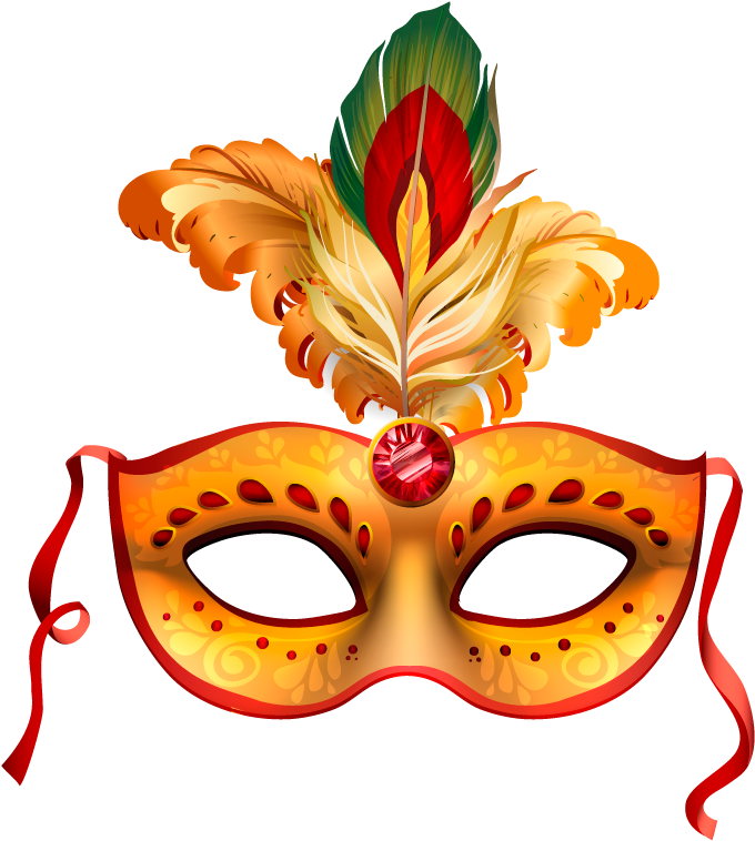 Brazilian Carnival Carnival In Rio De Janeiro Mask - Mascara De Festa Png (800x950)