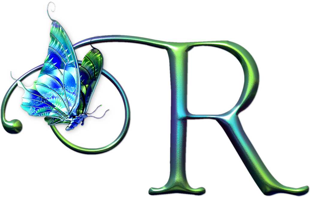 Flores Y Letras Para Decoupage - Alphabet (1035x660)