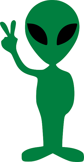 Alien Clipart Trippy - Alien Clipart (375x720)
