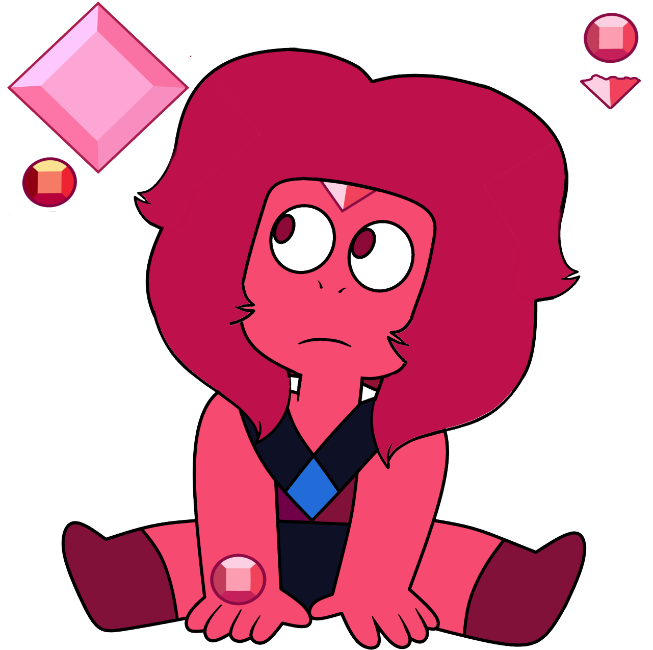 It Is Just An Edit, But This Is Rubellite, A Fusion - Drawing (1280x1280)