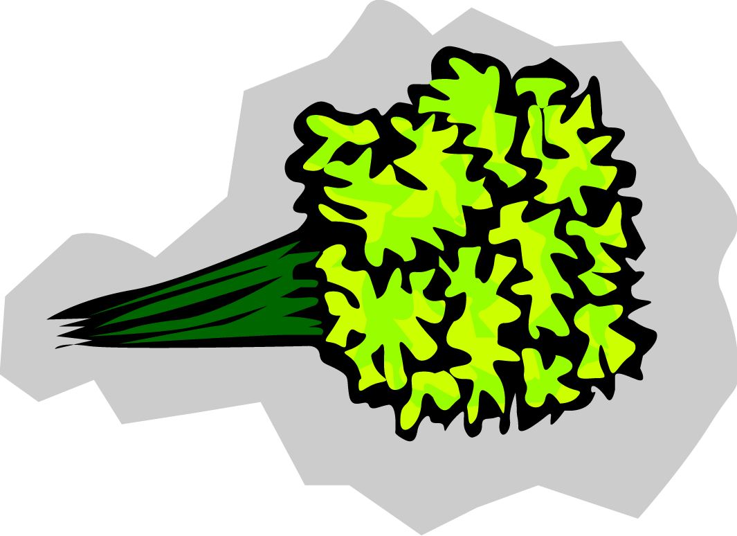 A Picture Of Vegetables - Leaf Vegetable Clipart (1065x774)