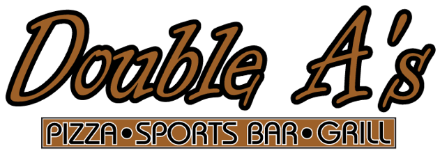 Double A's Pizza Logo - Double A's Pizza Logo (640x258)