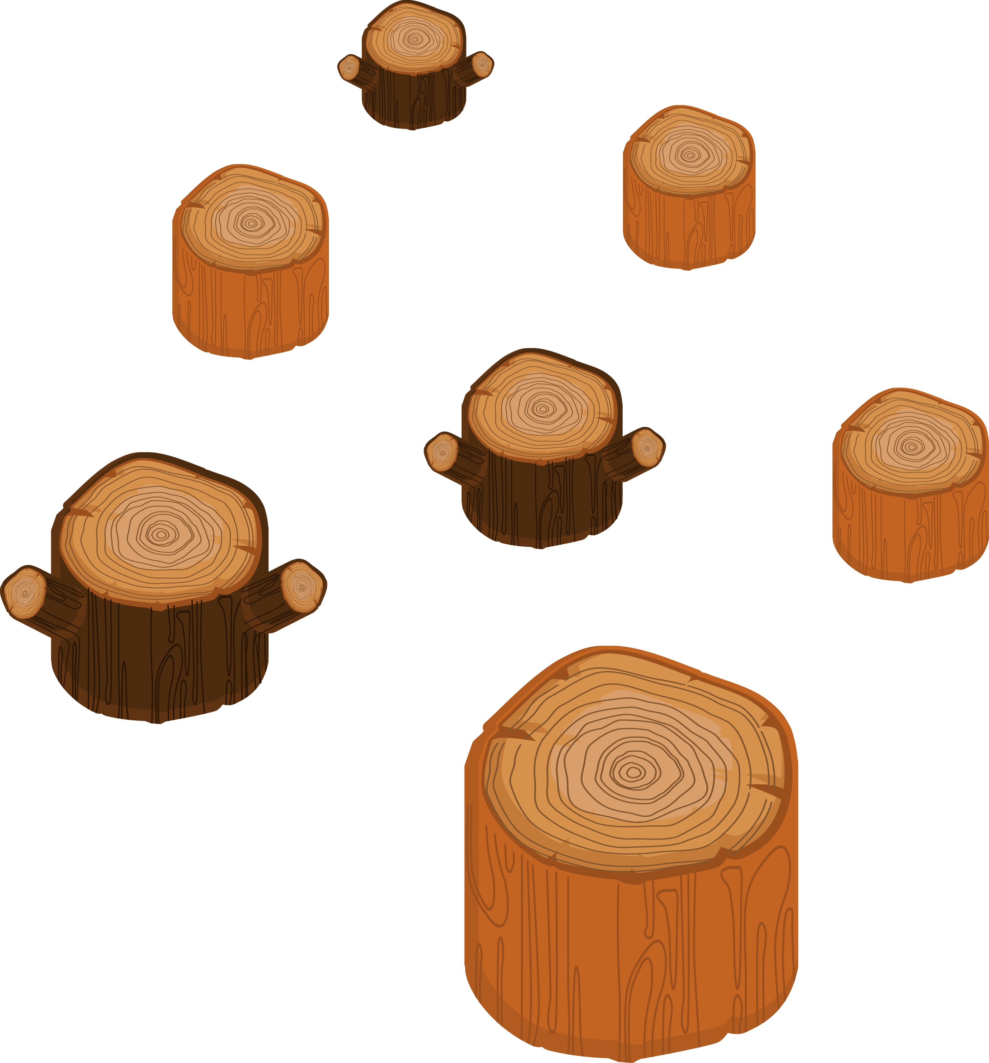 Wood Tree Stump Cartoon - Transparent Tree Stumps Cartoon (3259x3500)