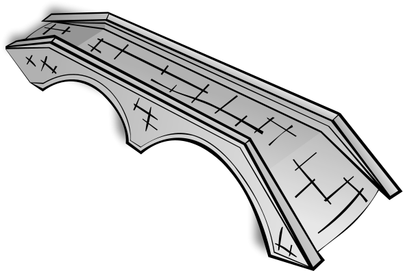 Rpg Map Symbols - Bridge Symbol On A Map (600x600)