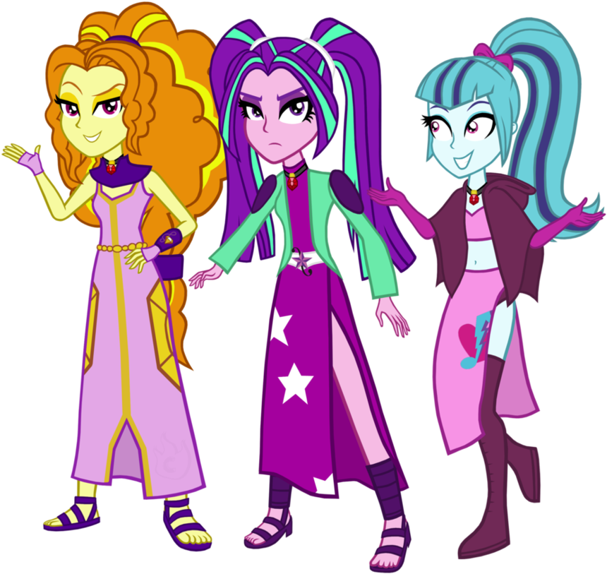 Adagio Dazzle, Alternate Costumes, Aria Blaze, Artist - Sunset Shimmer Belly Dancer Derpibooru (948x842)