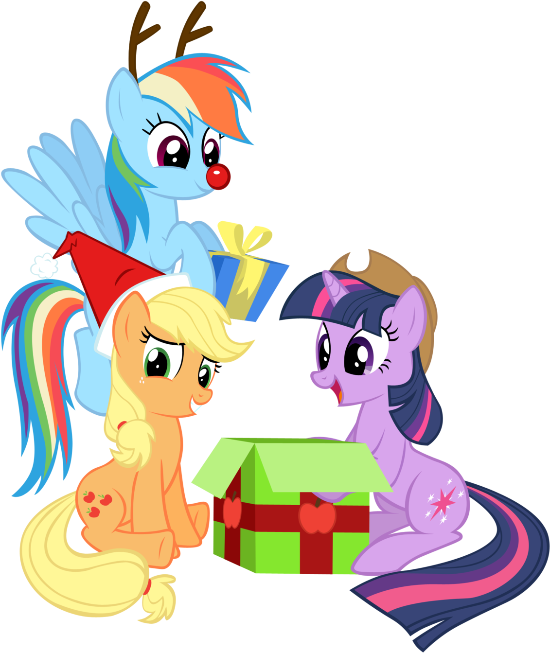 Merry Christmas Twilight By Takua770 - My Little Pony Christmas Png (1280x1404)