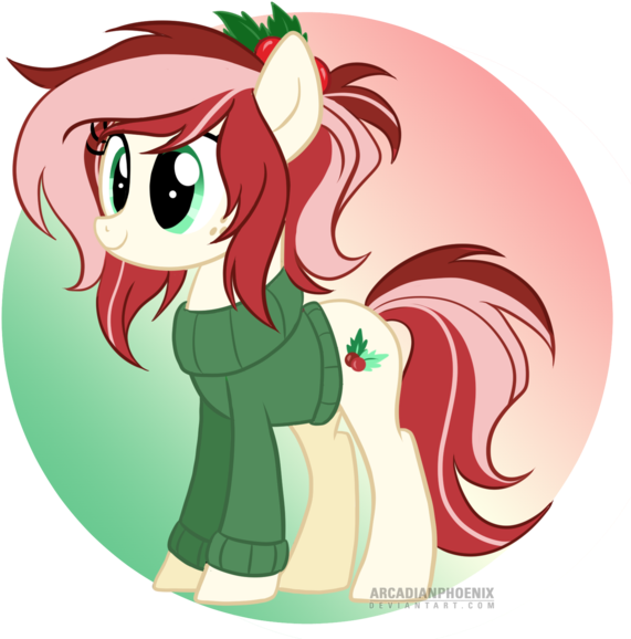 Holly Jolly Christmas Auction { Open } By Arcadianphoenix - Cartoon (600x591)