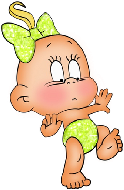 Fresh Newborn Clipart Its Baby Shower Clip Art - Cartoon Girl Baby Sleeping (400x400)