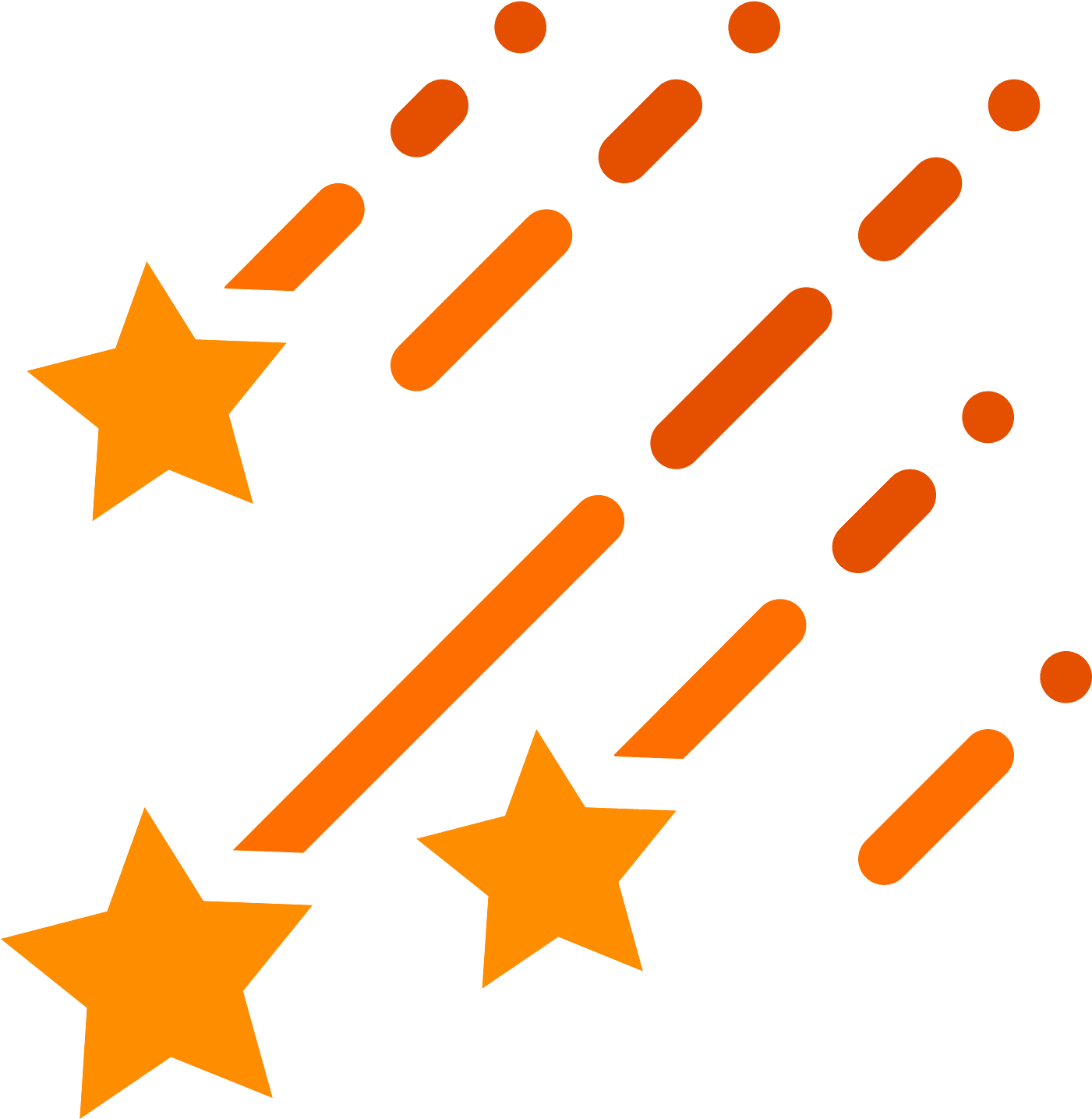 Shooting Stars Icon - Stars Icon (1600x1600)