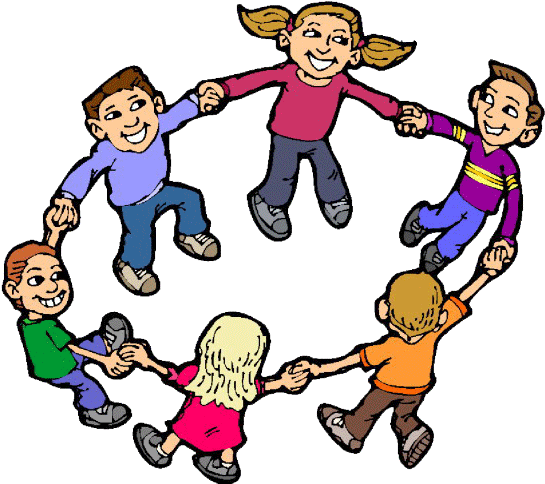 Cartoon Kids Playing - Children Playing Clipart (554x492)