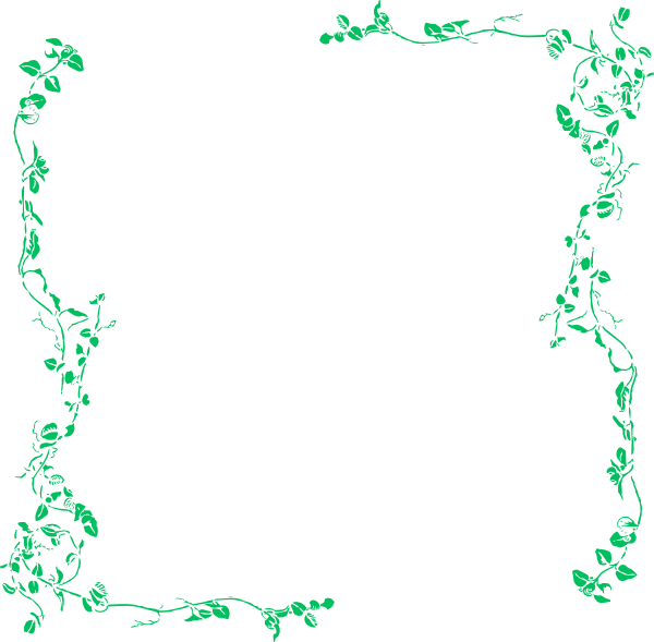 Light Green Border - My Name Is Baylee (600x589)