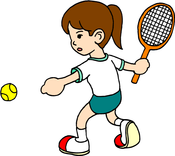 Free Tennis Clipart Pictures - Play Tennis Clipart (600x600)