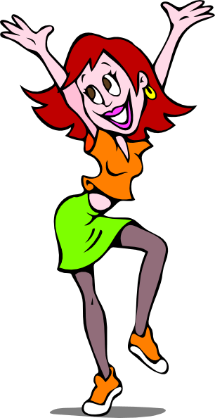 Dancing Lady Clip Art At Clker - Wedding Cakes Etc. By Eideann Simpson 9781517750572 (306x594)