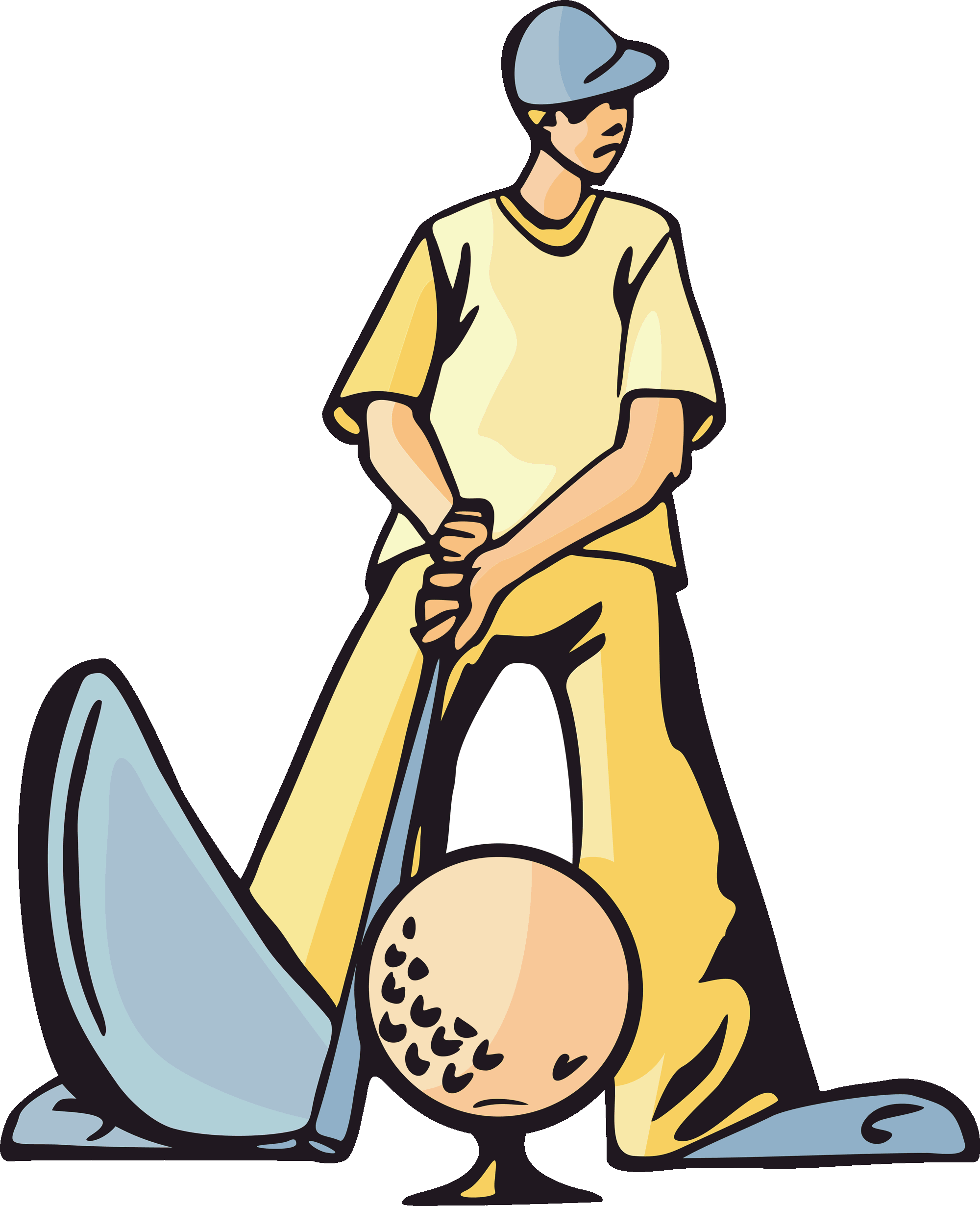 Golf Clip Art Cartoon Free Clipart Images - Golf Gif Clip Art (2000x2460)