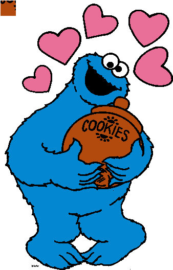 Cookie Monster Coloring Pages (350x530)