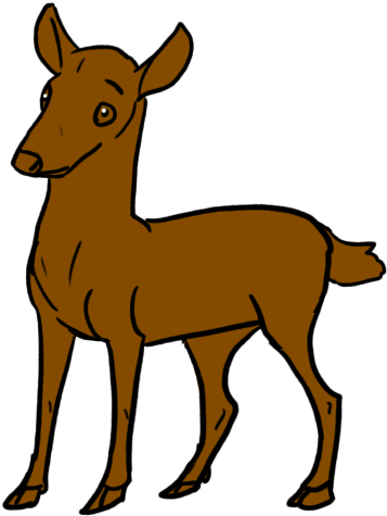 Quick Deer Lineart By Songdog-strayfang - Quick Deer Lineart By Songdog-strayfang (468x508)