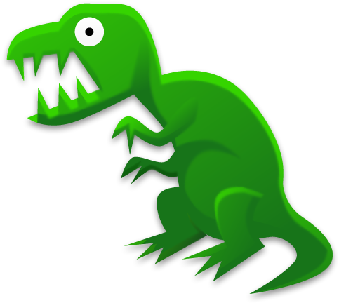 Downloads For Tyrannosaurus Rex - Cartoon Dinosaurs Icons (512x512)