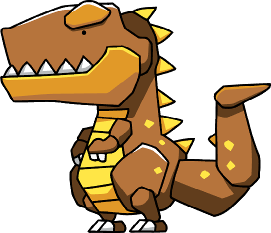 T-rex - Scribblenauts Unlimited Monsters (542x466)
