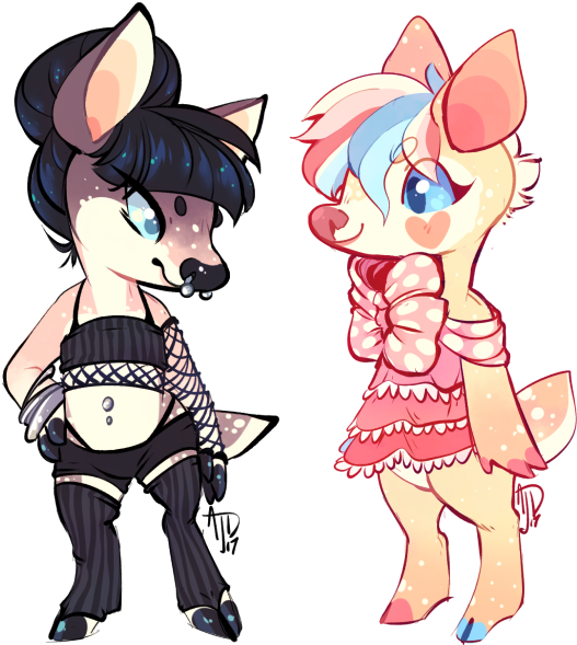 Doe So Cute By Clovercoin - Cartoon (733x600)
