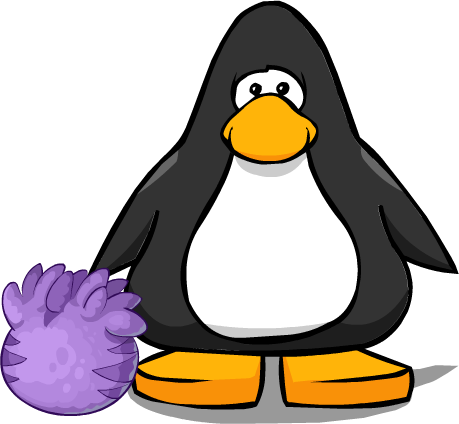 Purple T-rex Puffle Egg Pc - Club Penguin Vuvuzela (459x424)