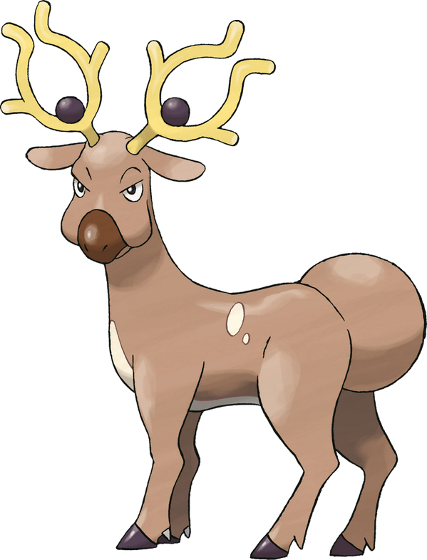 Hazbaz On Twitter - Pokemon Stantler (599x786)