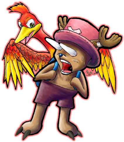 B K Op Cross - Cartoon (445x554)