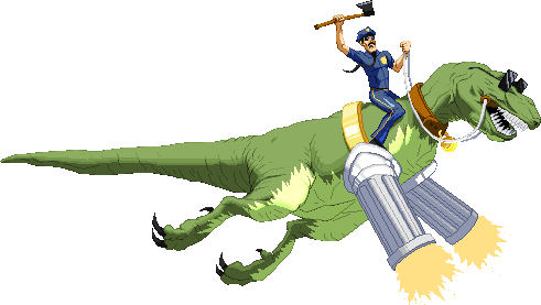 T Rex With Gun (491x277)