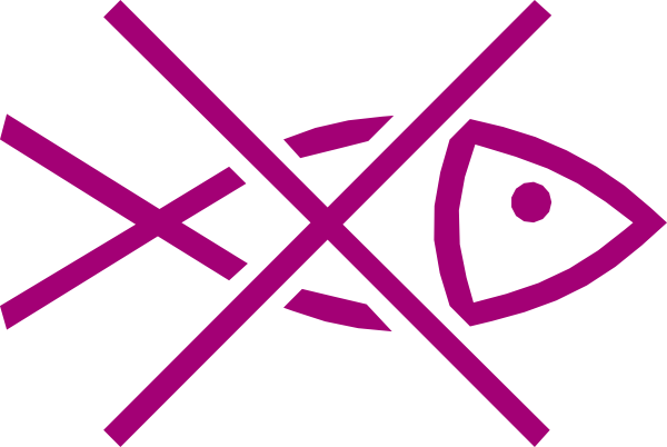 No - No Fishing Sign Clip Art (600x402)
