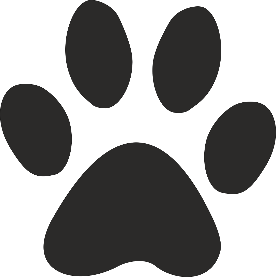 Paw Print Clip Art Clipart Clipartcow April Entrancing - Lion Paw Print (1086x1088)