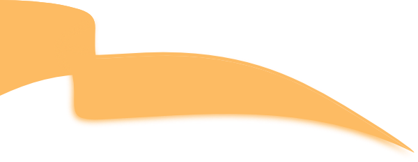 Light Orange Ribbon Clip Art At Clipartner - Light Orange Vector Png (600x232)