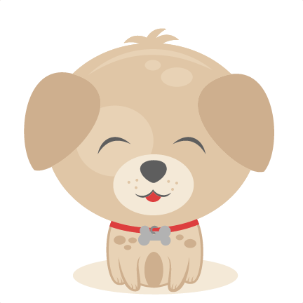 Cute Puppy Clipart - Cute Clip Art Puppy (432x432)