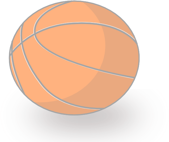Small Clipart Basketball - Basketball Clip Art (600x517)