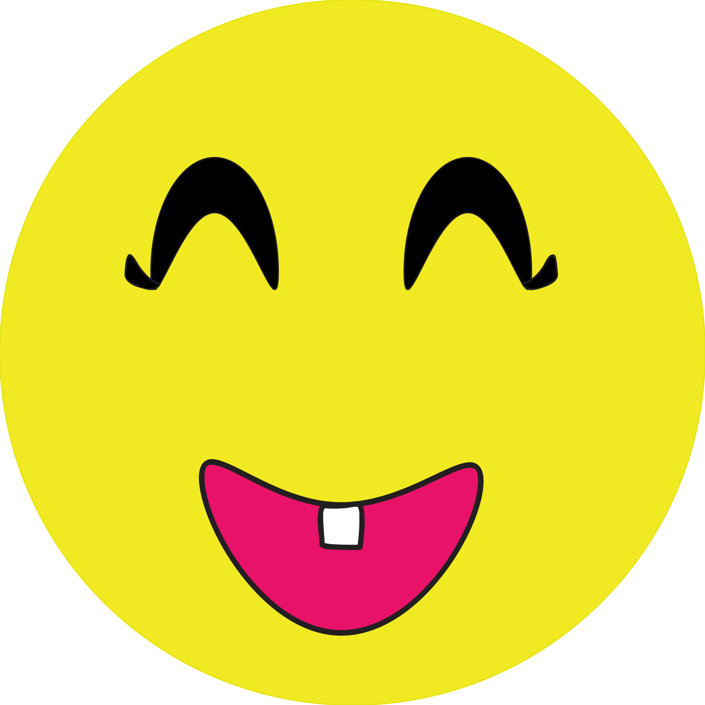 Baby Smiley - Emoji Clipart (2400x2400)