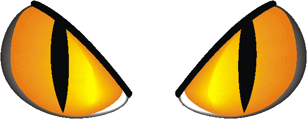 28 Collection Of Scary Eyes Clipart - Scary Eyes Transparent (606x236)