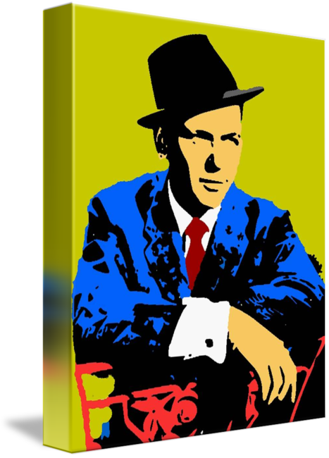 Singing Clipart Sinatra - Frank Sinatra Pop Art (467x650)