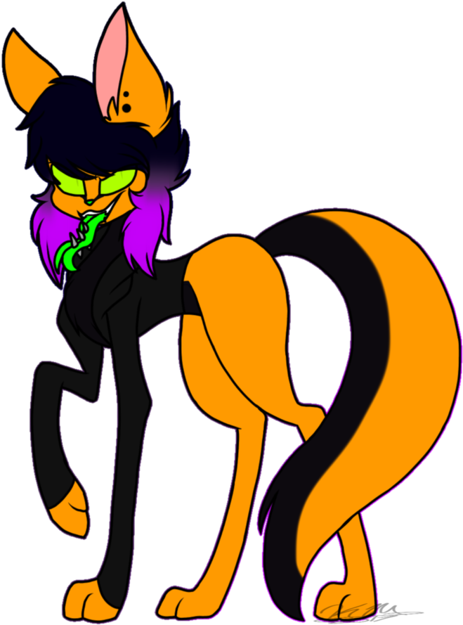 Thorn The Demon Fennec Fox By Kikitheartistcat - Cartoon (857x932)