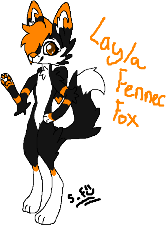 Layla Fennec Fox By Smileyfurry - Cartoon (923x866)