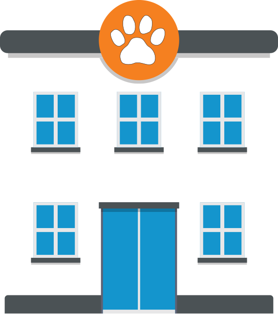 Animal Hospital Clipart 2 By Lisa - City Hall (569x643)