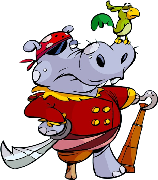 Funny Hippopotamus Cartoon Pictures - Hippopotamus (600x600)