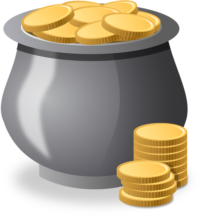 Collection Of Free Money Clipart - Money Pot (668x720)