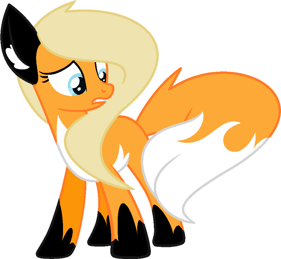 Artist Needed, Earth Pony, Female, Fox, Fox Pony, Safe, - Fox Pony (972x972)